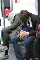 Sleeping On The Subway 15
